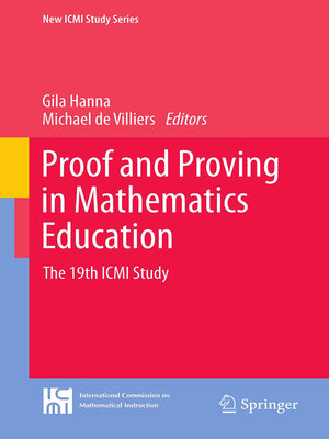 cover image of Proof and Proving in Mathematics Education